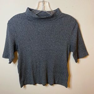 Short Turtle Neck Crop Top